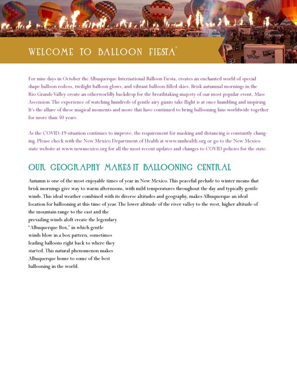 2022 Guest Guide | Balloon Fiesta - Page 4