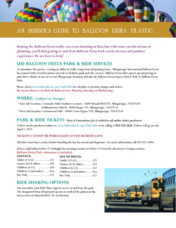 2022 Guest Guide | Balloon Fiesta - Page 10