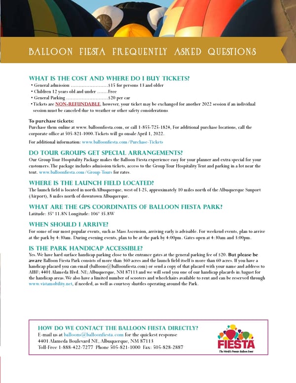 2022 Guest Guide | Balloon Fiesta - Page 15