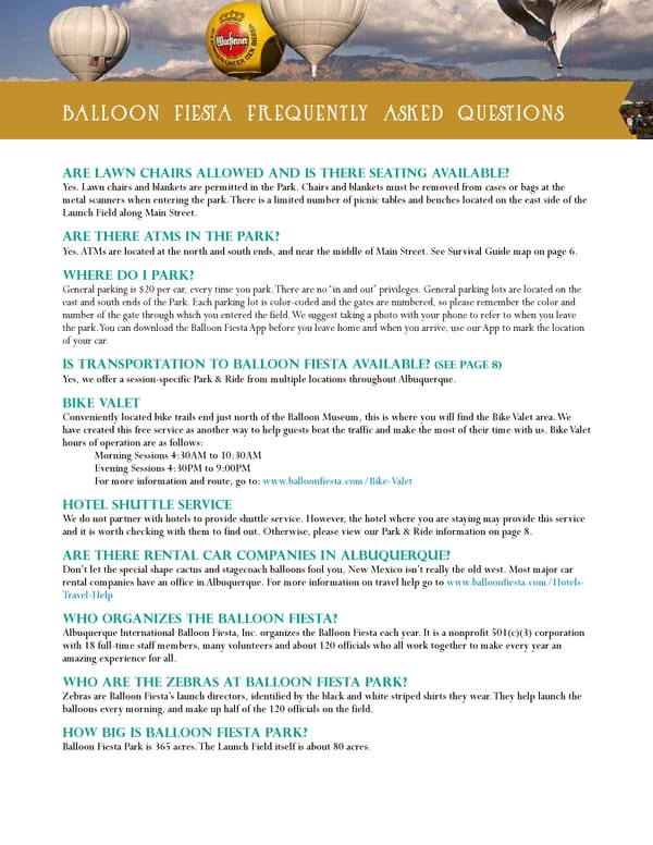 2022 Guest Guide | Balloon Fiesta - Page 17