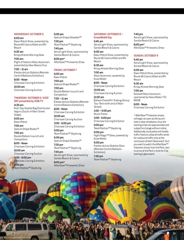 2022 Balloon Fiesta Program - Page 23