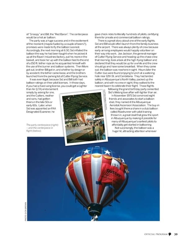 2022 Balloon Fiesta Program - Page 41