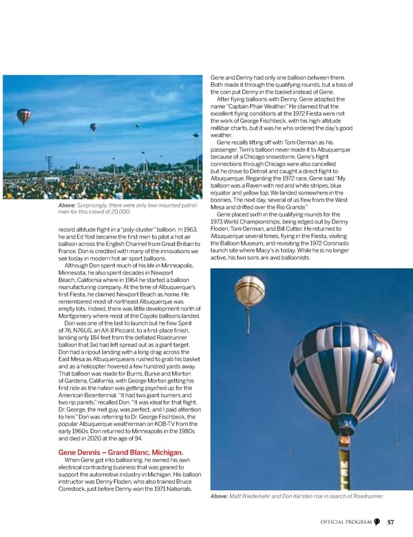 2022 Balloon Fiesta Program - Page 63