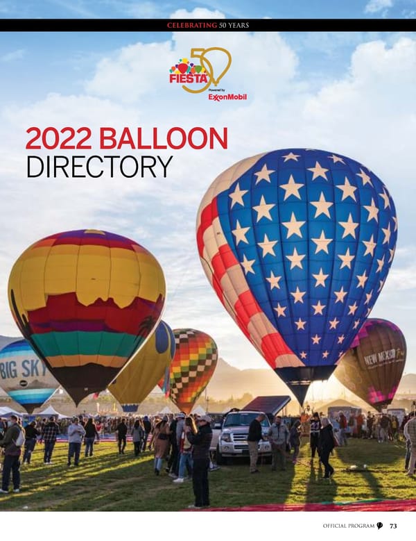 2022 Balloon Fiesta Program - Page 79