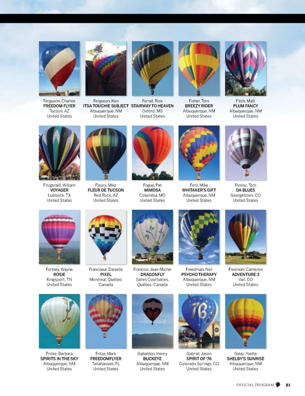 2022 Balloon Fiesta Program - Page 87