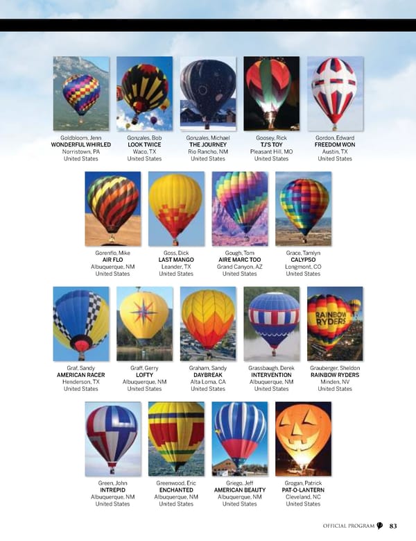 2022 Balloon Fiesta Program - Page 89