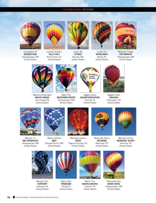 2022 Balloon Fiesta Program - Page 96