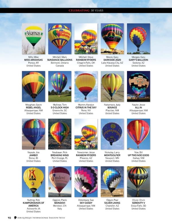 2022 Balloon Fiesta Program - Page 98