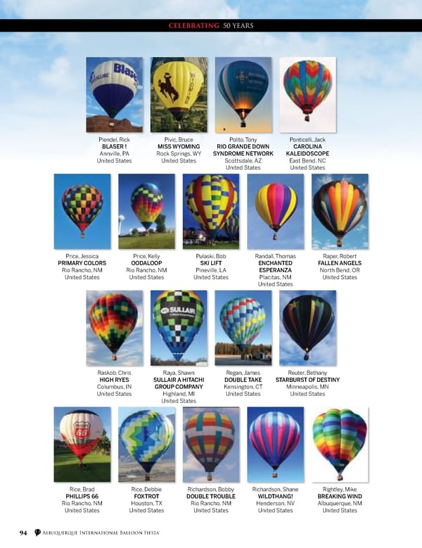 2022 Balloon Fiesta Program - Page 100