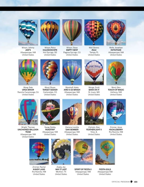 2022 Balloon Fiesta Program - Page 107