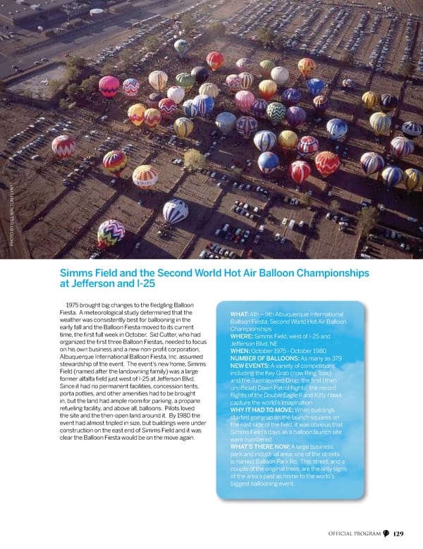 2022 Balloon Fiesta Program - Page 135