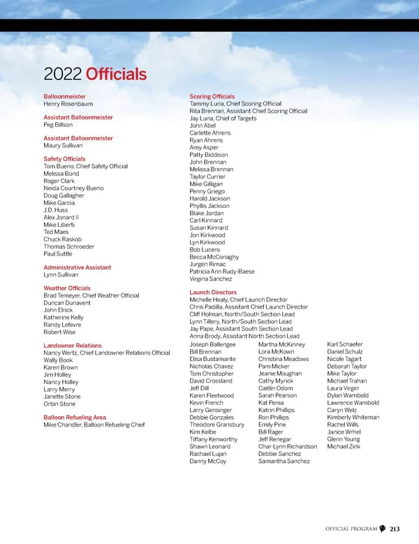 2022 Balloon Fiesta Program - Page 219