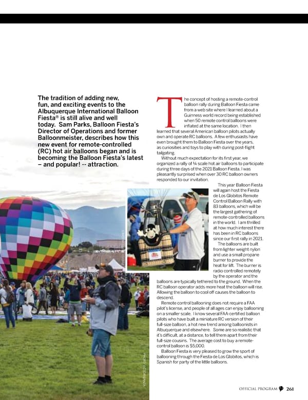 2022 Balloon Fiesta Program - Page 267